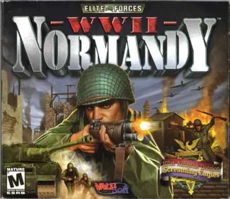 Portada oficial del videojuego WWII: Normandy