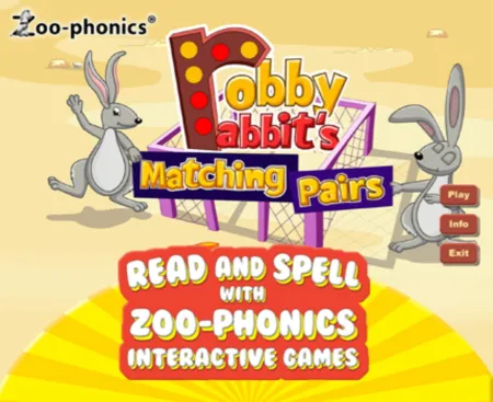 Portada de Zoo-phonics 4: Robby Rabbit’s Matching Pairs